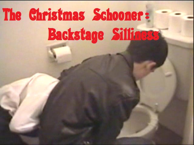 Christmas Schooner Backstage Silliness