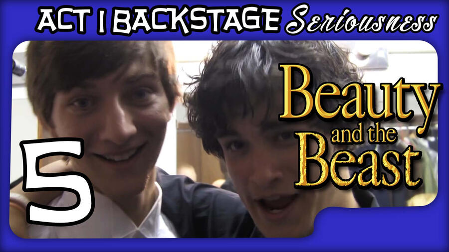 Beauty and the Beast Backstage Seriousness